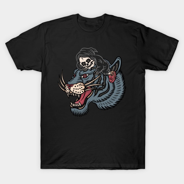 Tiger skull T-Shirt by gggraphicdesignnn